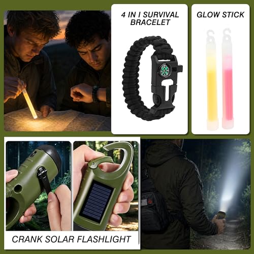 Survival Kit with Emergency Gear Set & Tactical Crossbody - Image 7