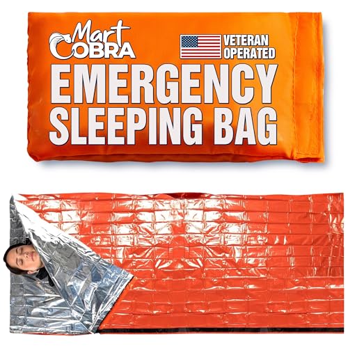 Emergency Sleeping Bag Mylar Bivy Sack Thermal Heat Survival Gear - Image 2