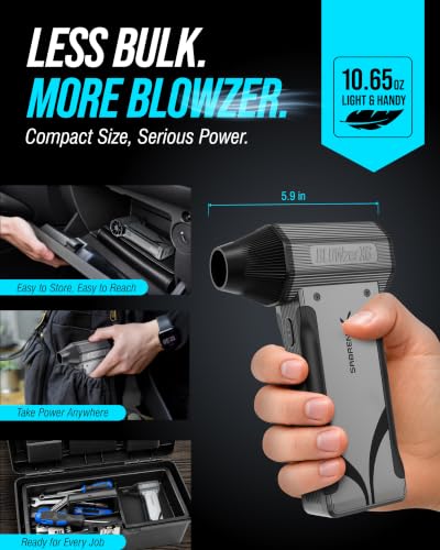 BLOWZER X6 Jet Powered Air Duster - Powerful Airflow, Endless - Image 5