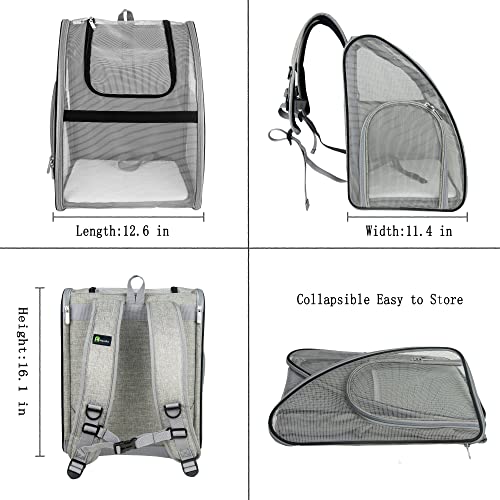 Pet Carrier Backpack, Ventilated and Breathable for Cats Dogs - Image 4