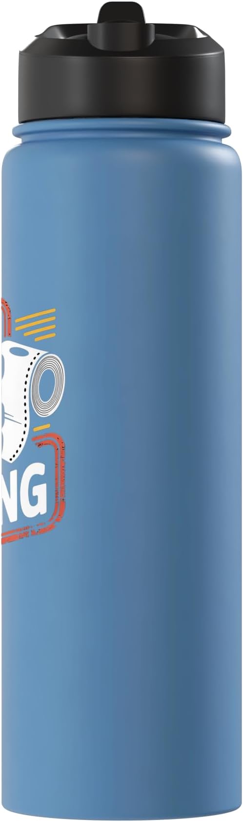 I Don't Wipe After Pooping Bathroom Gross Joke - Stainless Steel Insulated Water Bottle