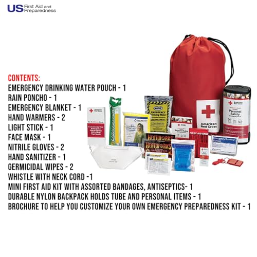 American Red Cross Licensed Deluxe Personal Safety Emergency Pack - Image 4