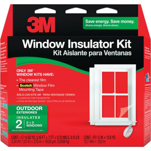 3M Clear Outdoor Window Film Insulator Kit 62 in. W x 84 in. L - Image 2