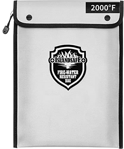 Fireproof Document Bag, Waterproof Money Bag Pocket - Image 2