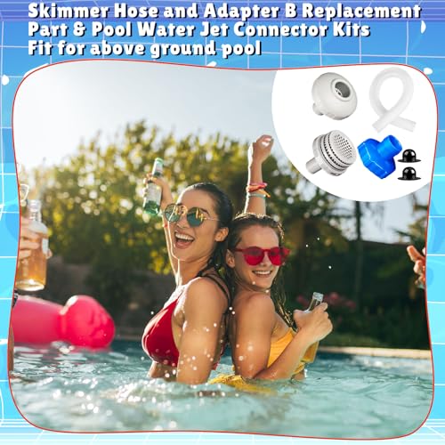 Tujoe 8 Pcs 25022e Swimming Pool Water Jet Connector Kit 1.25 - Image 7