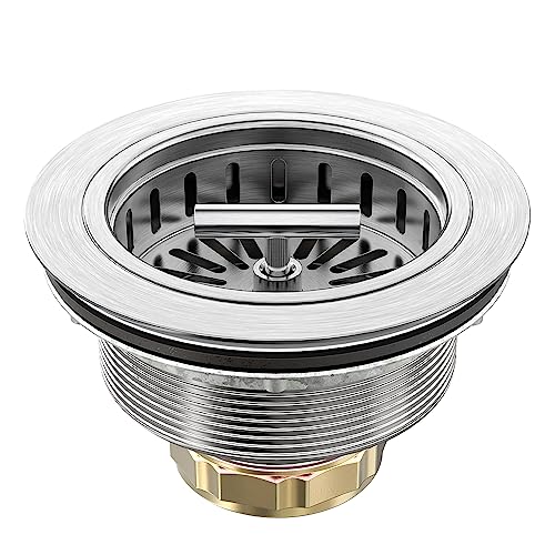 KONE Kitchen Sink Drain Sink Strainer 3-1/2 Inch Drain - Image 2