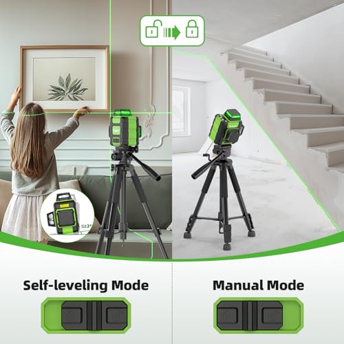 Huepar Laser Level 360 Self Leveling, Rechargeable Green - Image 6