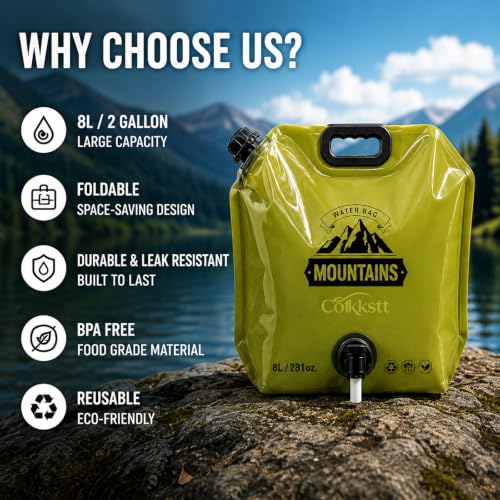 Collapsible Water Container - 8L/2 Gallon Water Jug - Image 7