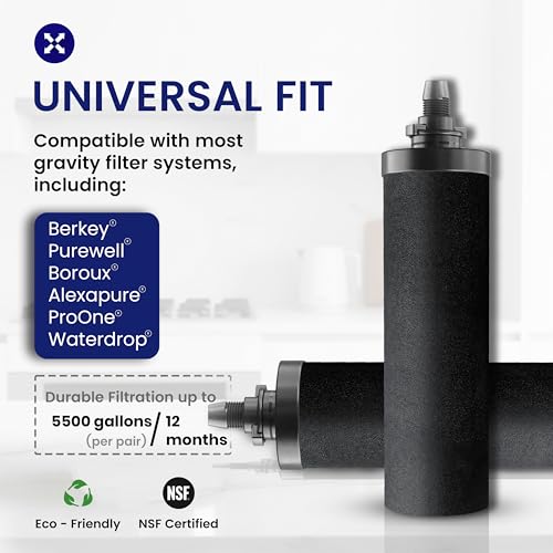 Phoenix Gravity 2.25G Stainless Steel Water Filter with 2 Carbon - Image 4