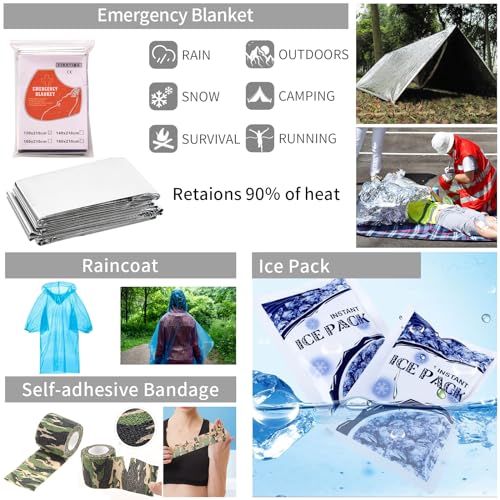 Emergency Survival Kit and First Aid Kit, Camping First - Image 8