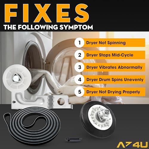 AZ4U Dryer Repair Kit Drum Roller Belt Pulley for LG | Home Repair - Image 7