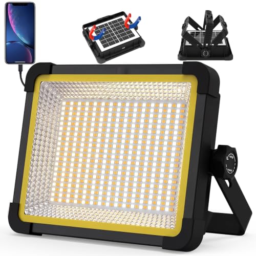 400W Solar LED Work Light32000MAhPortable Rechargeable - Image 2