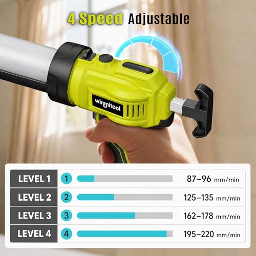 Cordless Caulking Gun Compatible with DeWalt 20V Max | Home Repair - Image 5