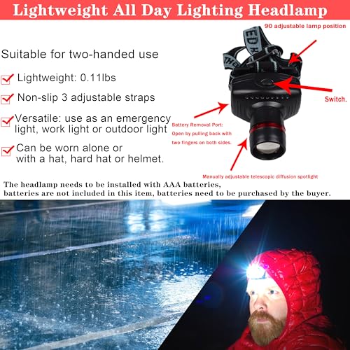 Emergency Car Kit with Jumper Cables Headlamp Car Safety - Image 5