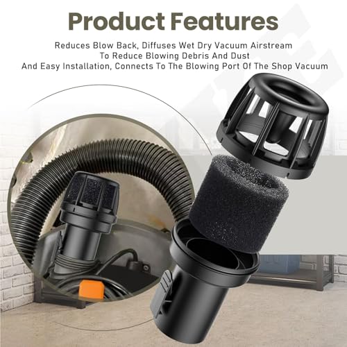 Muffler Diffuser Wet/Dry Vac Attachment (2-1/2 inch) CMXZVBE38660 - Image 5