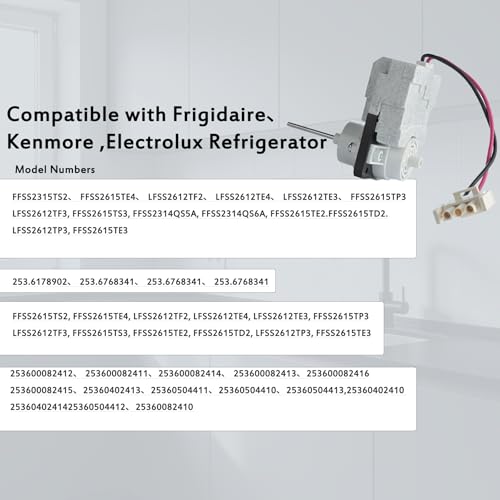 242077705，242077702，FDQC18EL4F Refrigerator Evaporator Fan Motor - Image 6