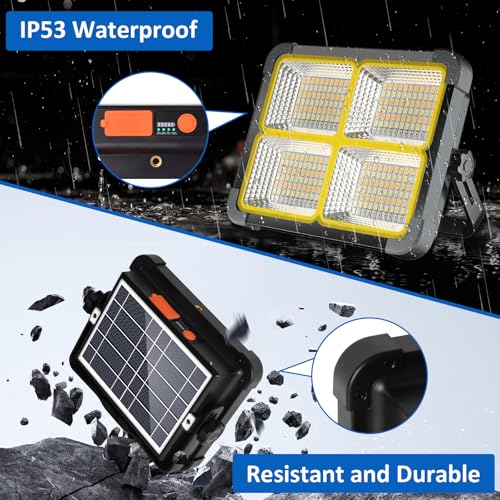MASMEJOR Rechargeable Work Light Solar, 10000LM - Image 7