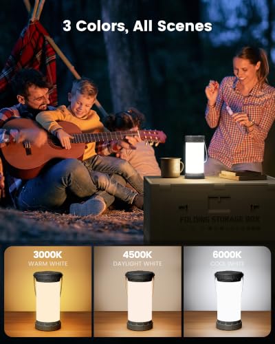 Glocusent LED Rechargeable Camping Lantern, Camping Light - Image 5