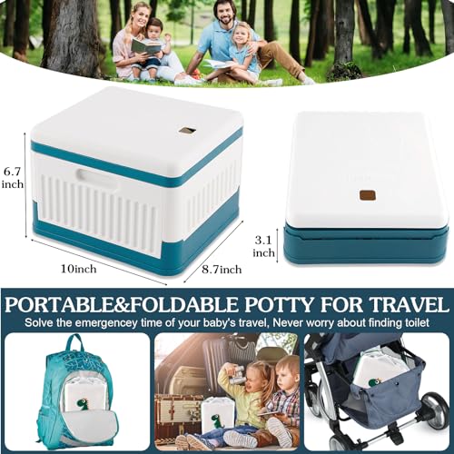 Fabulas Portable Potty for Toddler Travel, Foldable Travel - Image 3