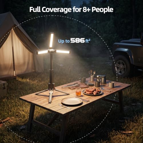 Rechargeable LED Work Light with Stand, 2400mAh Battery - Image 6