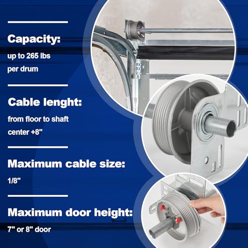 Torsion Spring Conversion Kit for 7 Feet High Garage Doors - Image 6