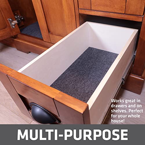 Drymate Premium XL Under Sink Mat, Waterproof Liners, 24”x59”, Charcoal