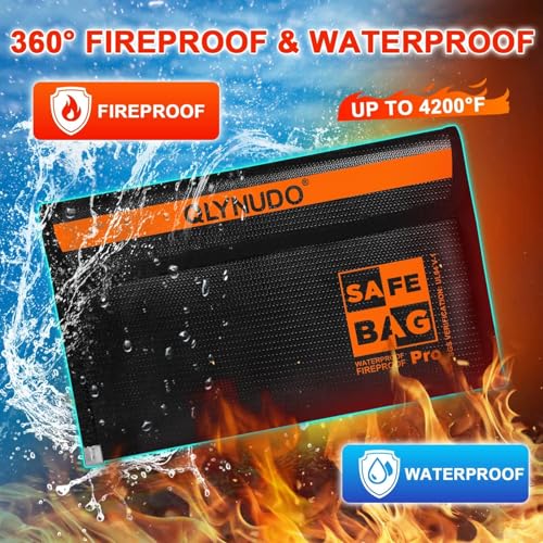 Fireproof Document Bag 2-Pack, Document Bag Fireproof Waterproof - Image 6