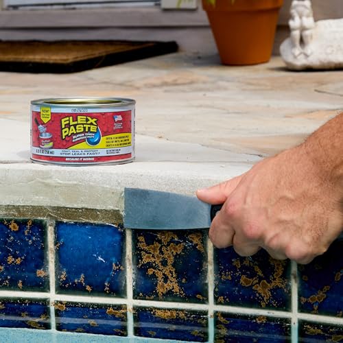 Flex Paste Rubberized Waterproof Sealant Paste, Clear, Half-Quart - Image 5