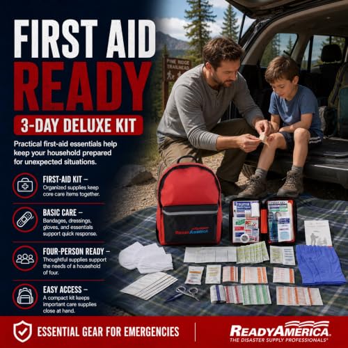 Ready America 72 Hour Deluxe Emergency Kit, 4-Person 3-Day - Image 5