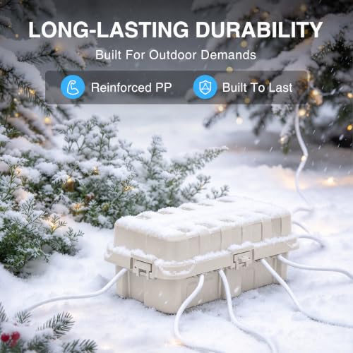 IP65 Waterproof Outdoor Electrical Box, Medium Size 11.8×5.9×5 - Image 7