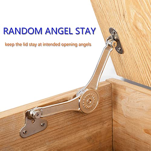 Toy Box Hinges Soft Close - Adjustable Chest Hinges for Wooden - Image 4