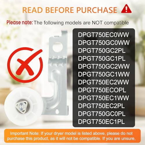 Dryer Repair Kit Compatible with ge Dryers Includes 4 PCS - Image 3