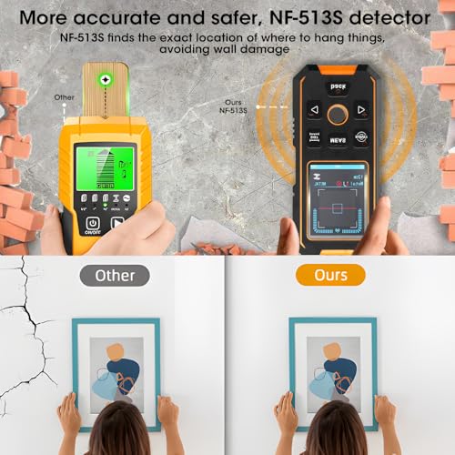 Stud Finder Wall Scanner, 5-in-1 Wall Detector with Laser Measure - Image 6