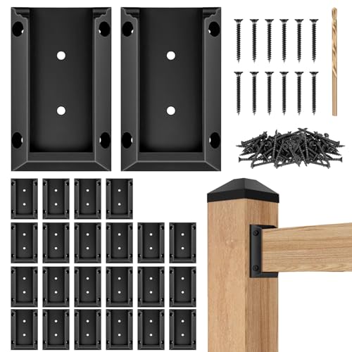 Eapele 24PCS Deck Railing Bracket Connectors for 2x4 - Image 2