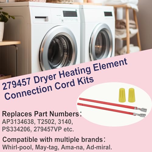 279457 Dryer Heating Element Connecting Wire Kit | Laundry & Clothing - Image 8