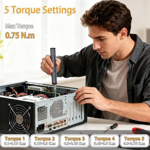 Electric Screwdriver Set, 78 in 1 Cordless Screwdriver - Image 4