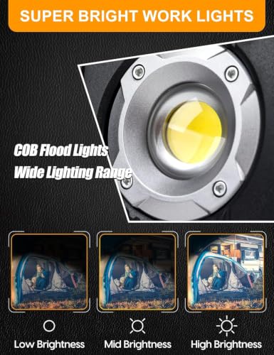 Rechargeable LED Work Light 4400mAh, Portable Underhood - Image 6