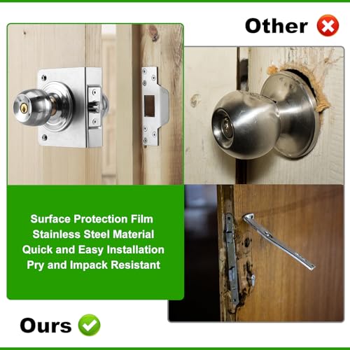 1 Pack MP10852 Door Reinforcement Plate & Strike Plate for 1-3/8" - Image 5