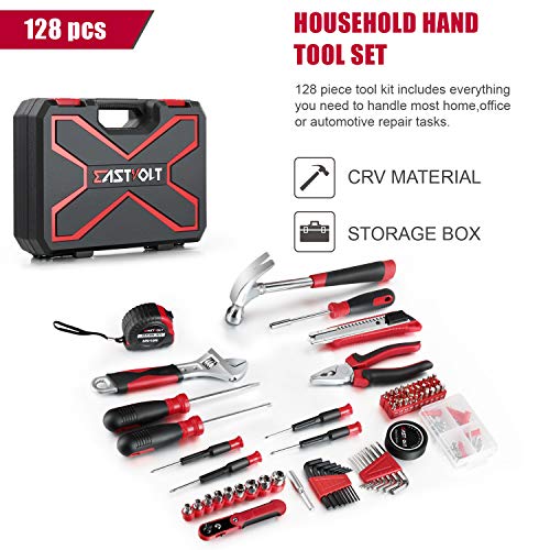 Eastvolt 128-Piece Home Repair Tool Set, Tool Sets for Homeowners - Image 3