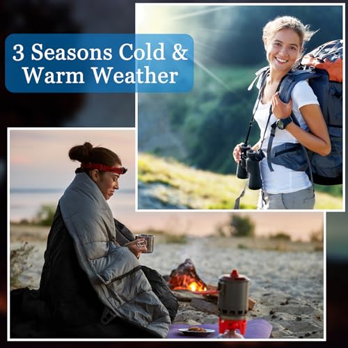 4 Pack 0 Degree Sleeping Bags for Adults - Image 7