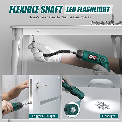 NEU MASTER Cordless Screwdriver, 4V Electric Screwdriver | Hand Tools - Image 4