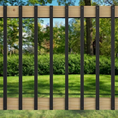 50 Pack 36 Inch Black Rectangular Stainless Steel Deck Balusters - Image 5