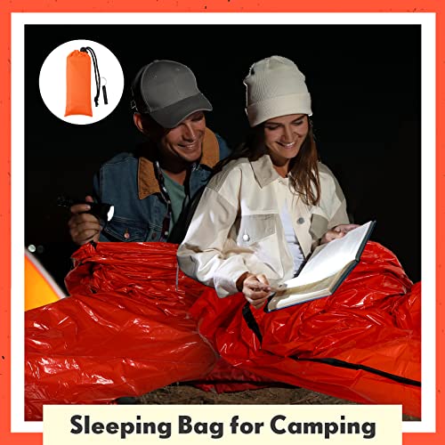 Qunclay 12 Set Emergency Sleeping Bag Survival Bivvy Sack - Image 4