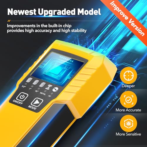 Stud Finder Wall Scanner Detector with Wood Metal AC Wire - Image 3
