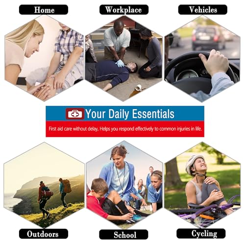 Small Emergency First Aid Kit Including 166 Pieces | Travel Essentials - Image 7