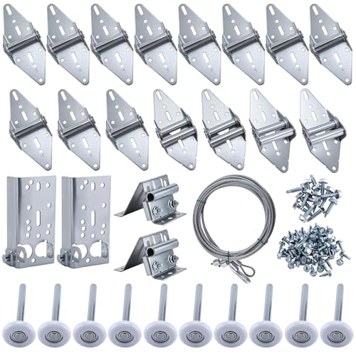 Garage Door Hardware Kit with Roller, Hinge - Image 2