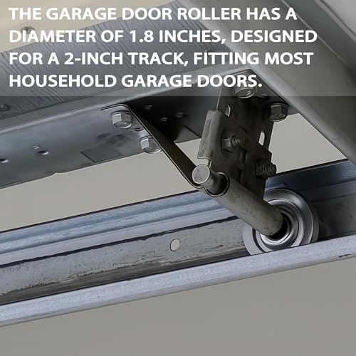 10-Pack 4" Stem 1.8" 10 Balls Steel Garage Door Rollers for 2" - Image 6