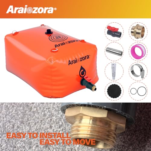 Foldable Water Bladder Tank,100 Gal/380L Portable | Home Organization - Image 6