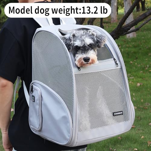 Pet Backpack Carrier ，Large Cat Carrier Backpack Up to 20 - Image 5
