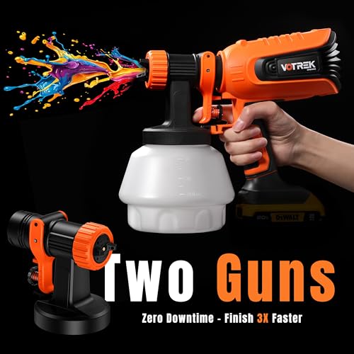 Cordless Paint Sprayer Compatible with Dewalt 20V MAX | Home Repair - Image 4